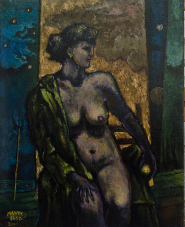 Nude with Green Dressing