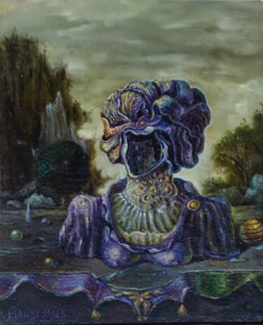 Portrait of a Woman in purples